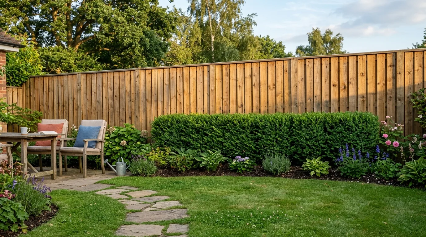 Tall Privacy Wood Fence
